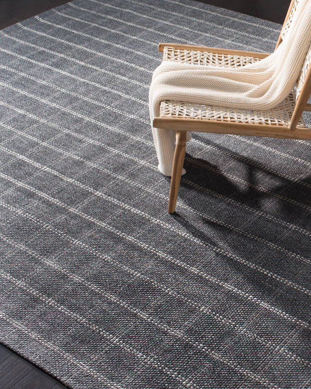 Tamworth Check Hand-Woven Rug, 6' x 9'
